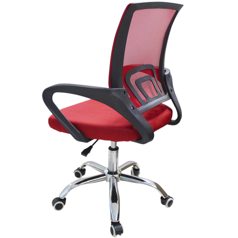 Silla Oficina Roja Escritorio Respaldo Malla Home Office