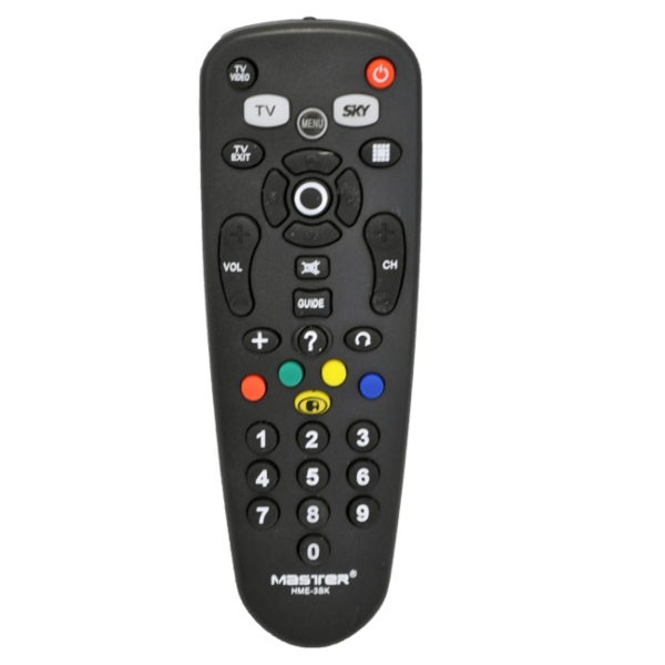 Control Remoto  Universal 2 en 1 para Pantallas y TV Satelital Compatible con Sky / Master / HME-3SK