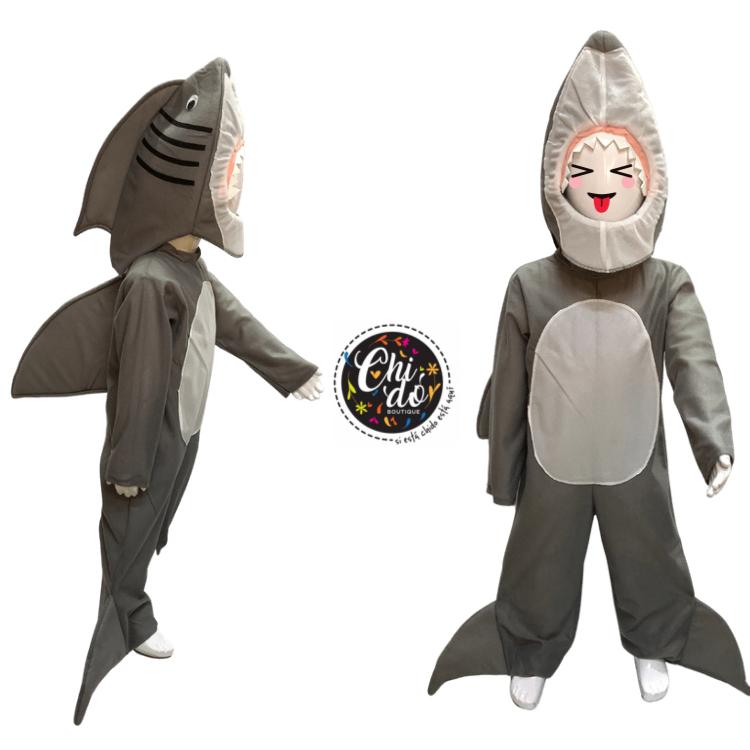 Disfraz de Tiburón para Niños. 