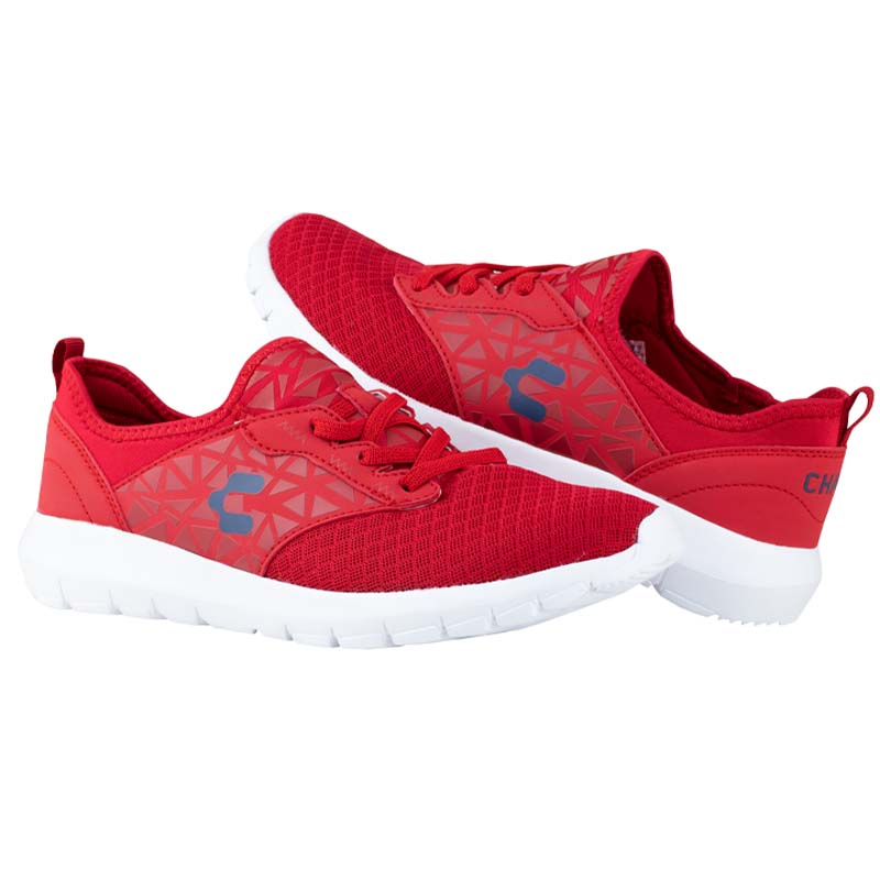 TENIS CHARLY ORIGINAL COMODOS 1022351 ROJO SUELA LIGERA