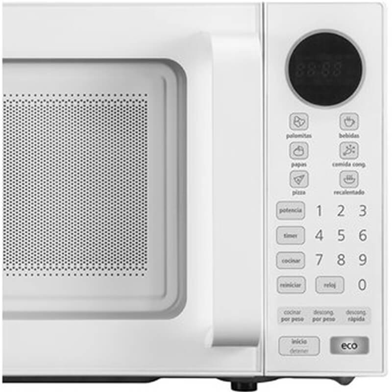 Horno De Microondas Mabe Hmm07bj Blanco O.7 Cuft 10 Niveles