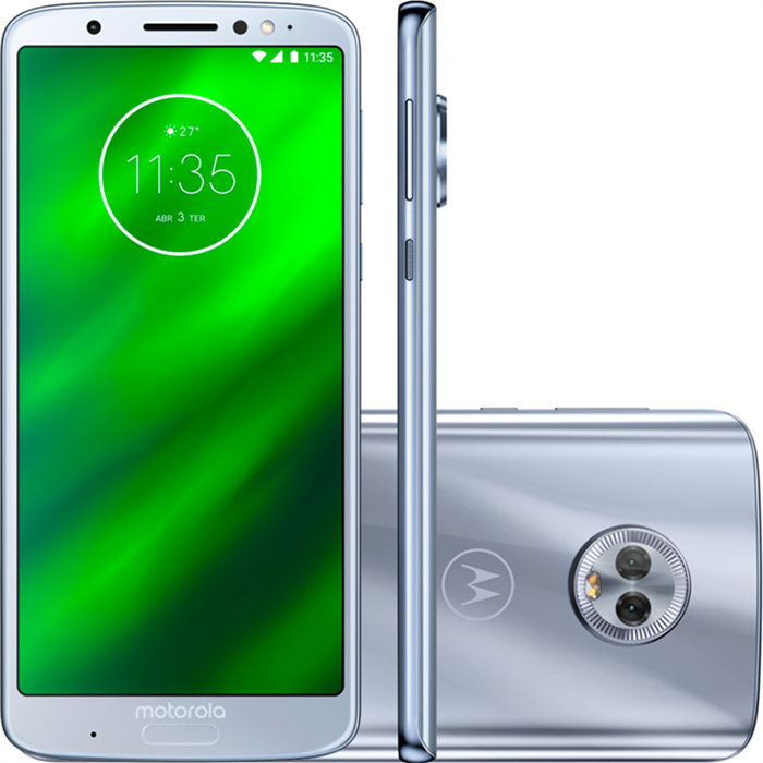 Celular Motorola Moto G6 3gb 32gb 4g Lte Desbloqueado Silver