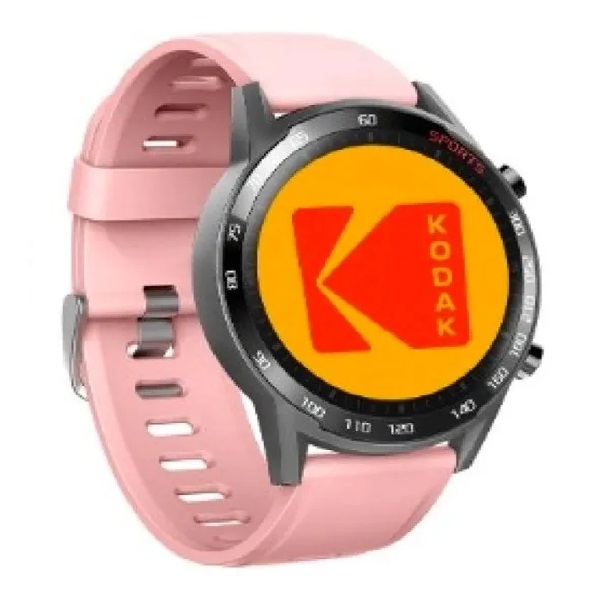 Smartwatch Kodak Fit Watch Con Termómetro Ft3r Con 2 Correas Gris/Rosa