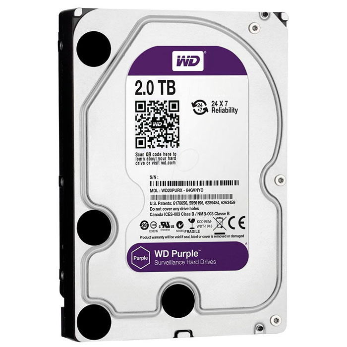 Disco Duro Purple 2TB Especial Para Videovigilancia