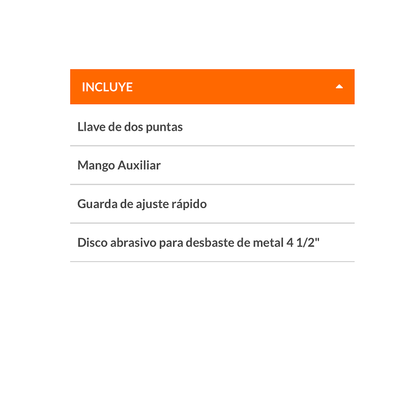 ESMERILADORA ANGULAR CORTADORA PULIDORA ERGO PRO 4-1/2" ANTIFATIGA 800 W PARA AZULEJO -TUBOS DE ACERO CERAMICA TRUPER 