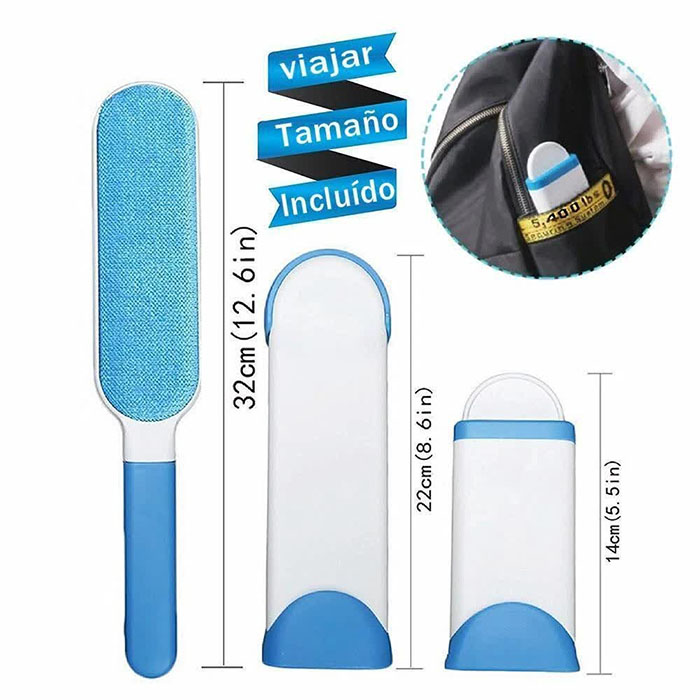 Cepillo Removedor De Pelusa Perro y Gato Perfecto Para Alfombras Sillones y Ropa Cepillo Quita Pelusa