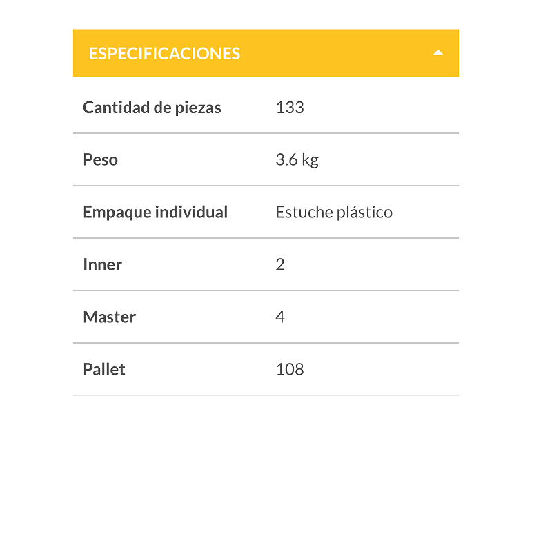 JUEGO DE HERRAMIENTAS KIT MECANICA DADOS PUNTAS LLAVES ALLEN 133 PZAS TORK LLAVES CONVINADAS DESARMADORES