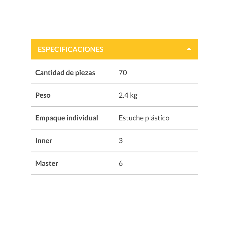 JUEGO DE HERRAMIENTAS KIT MECANICA LLAVES COMBINADAS ALLEN 73 PIEZAS