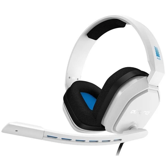 Diadema ASTRO A10 Para PS4 3.5mm Gaming Blanco-Azul 939-001846.