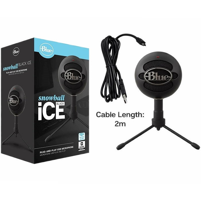 Microfono Profesional Blue Snowball iCE Negro USB 988-000067
