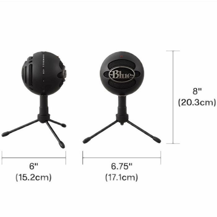 Microfono Profesional Blue Snowball iCE Negro USB 988-000067