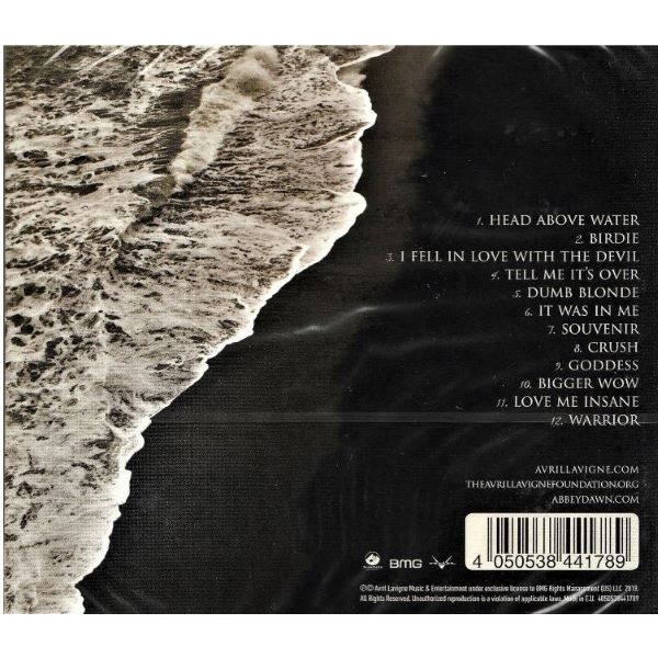 CD Avril Lavigne ~ Head above water