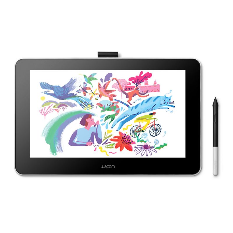 TABLETA GRÁFICA ONE 13, 13.3" WACOM  FHD, NIVELES DE PRESION 4096, AREA DE TRABAJO 294 X 166MM, HDMI, USB, NEGRO/BLANCO DTC133W0A