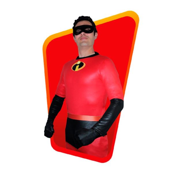Disfraz de Mr. Increible de Los Increibles unitalla para adulto