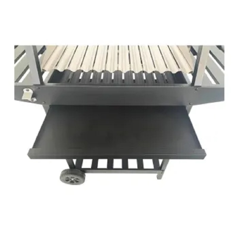 Asador de carbon Parrilla Tipo Argentina Altura Ajustable Members Marck