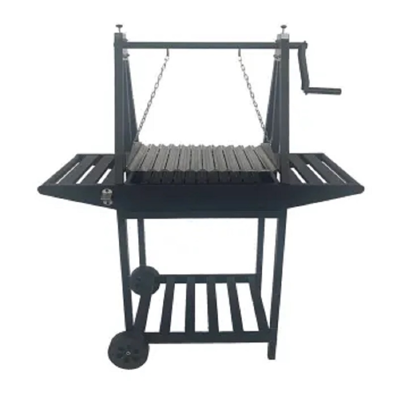 Asador de carbon Parrilla Tipo Argentina Altura Ajustable Members Marck