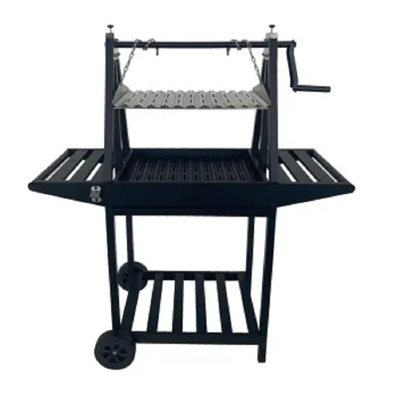 Asador de carbon Parrilla Tipo Argentina Altura Ajustable Members Marck