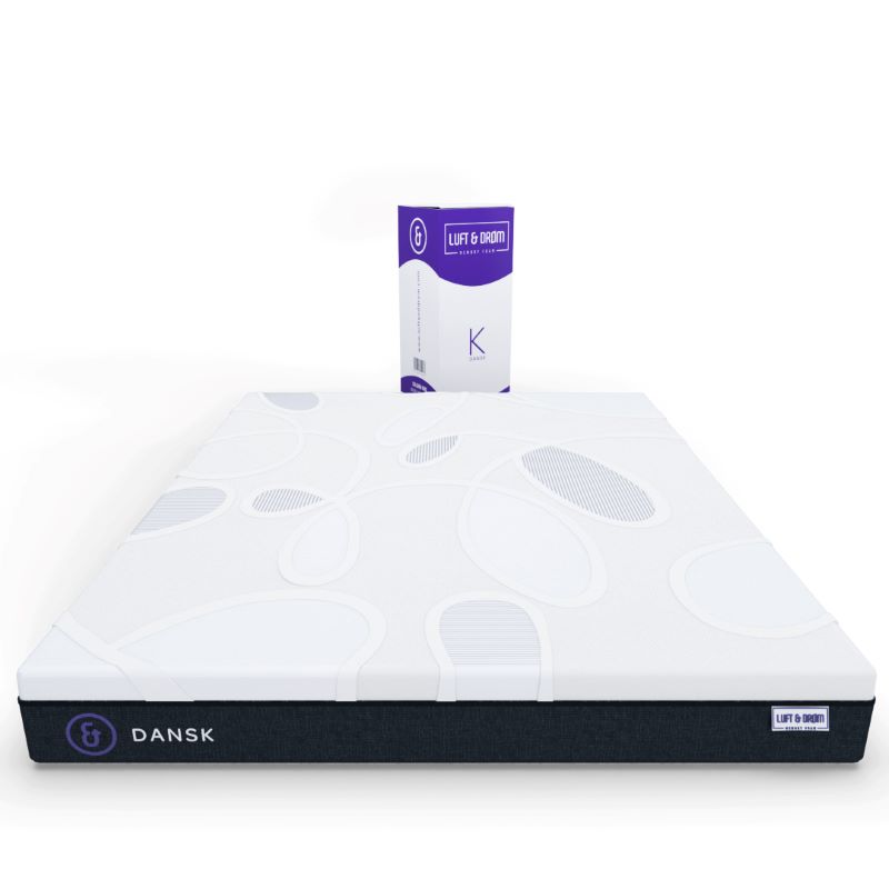 Colchon Matrimonial De Memory Foam DANSK En Caja Luft And Drom.