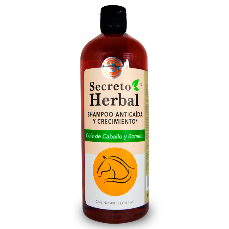 Pack 2 Shampoo Secreto Herbal Anticaída y Crecimiento Cola de de Caballo y Romero