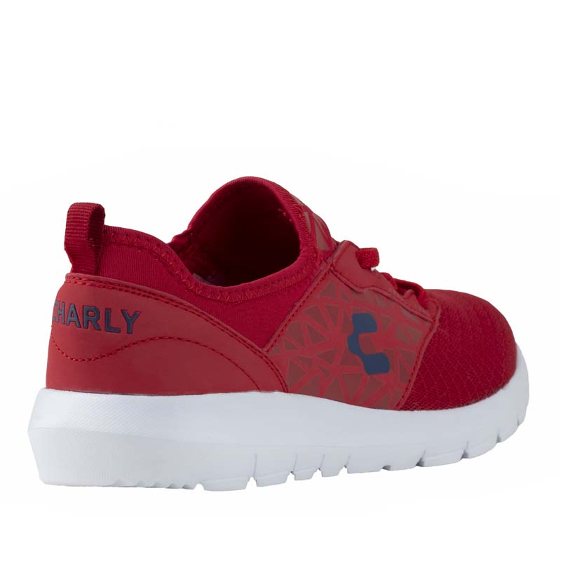 TENIS CHARLY ORIGINAL COMODOS 1022351 ROJO SUELA LIGERA