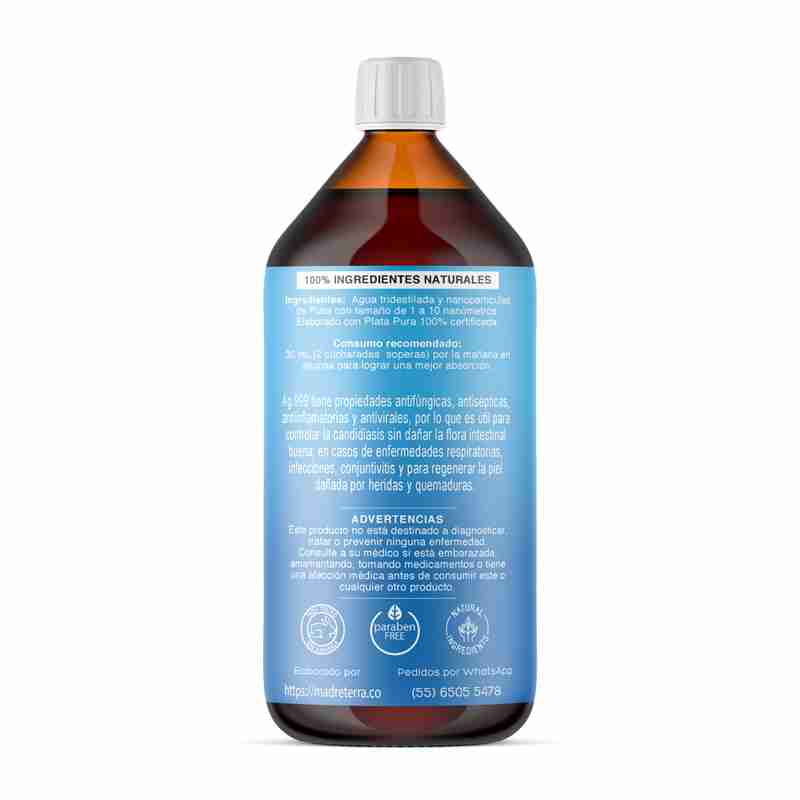 Plata Coloidal Colloidal Silver 30 Ppm Paquete Con 10 Litros