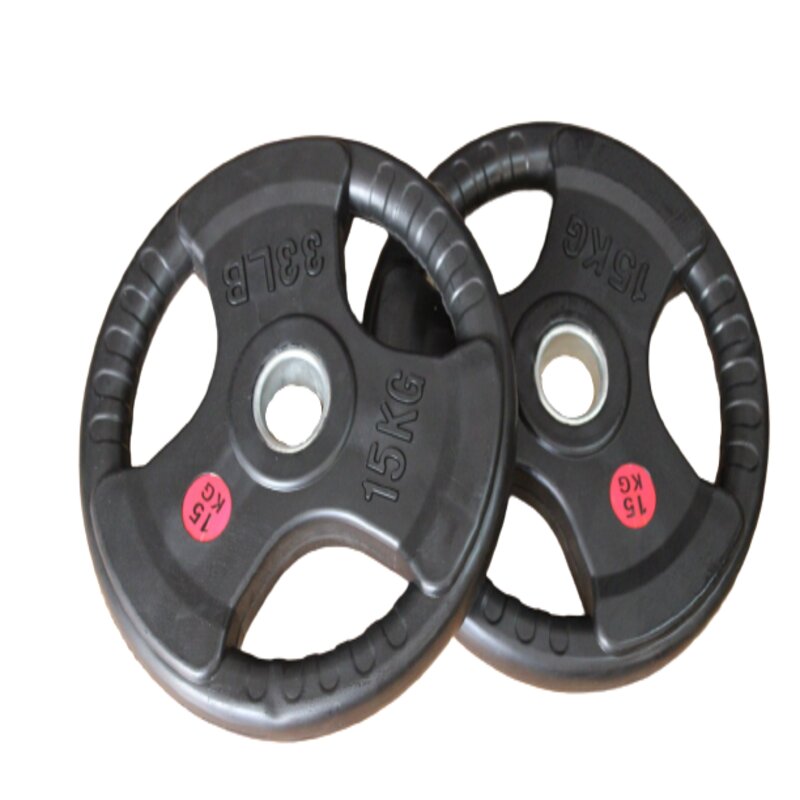 Par De Discos Plastificados De 33 Lbs (15 Kgs)