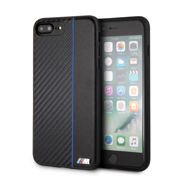 Funda Case Bmw Signa Fibra Carbono iPhone 6,7,8 Plus Original