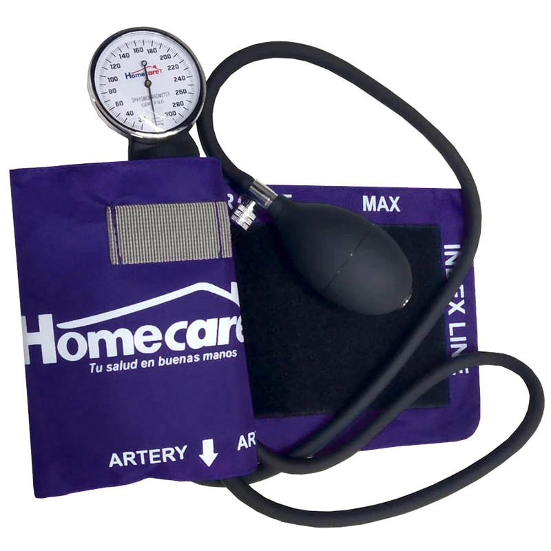 Baumanometro Aneroide Manual Estuche Portatil Azul