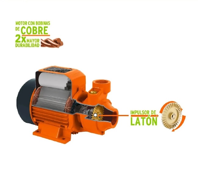 Bomba Agua Periferica 1/2 Hp Truper para subir agua a tinaco