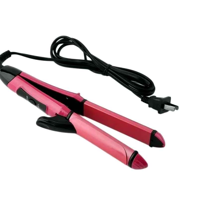 Kit-Rizador y Plancha para cabello + Cepillo Eléctrico Rizador + Espejo LED Circular + Diadema.