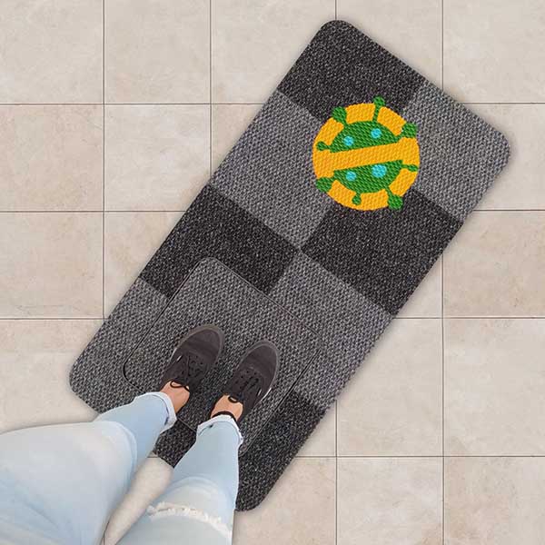 TAPETE SANITIZANTE SANIMAT LITE COVID DE 45X105 CM SIN ORILLA