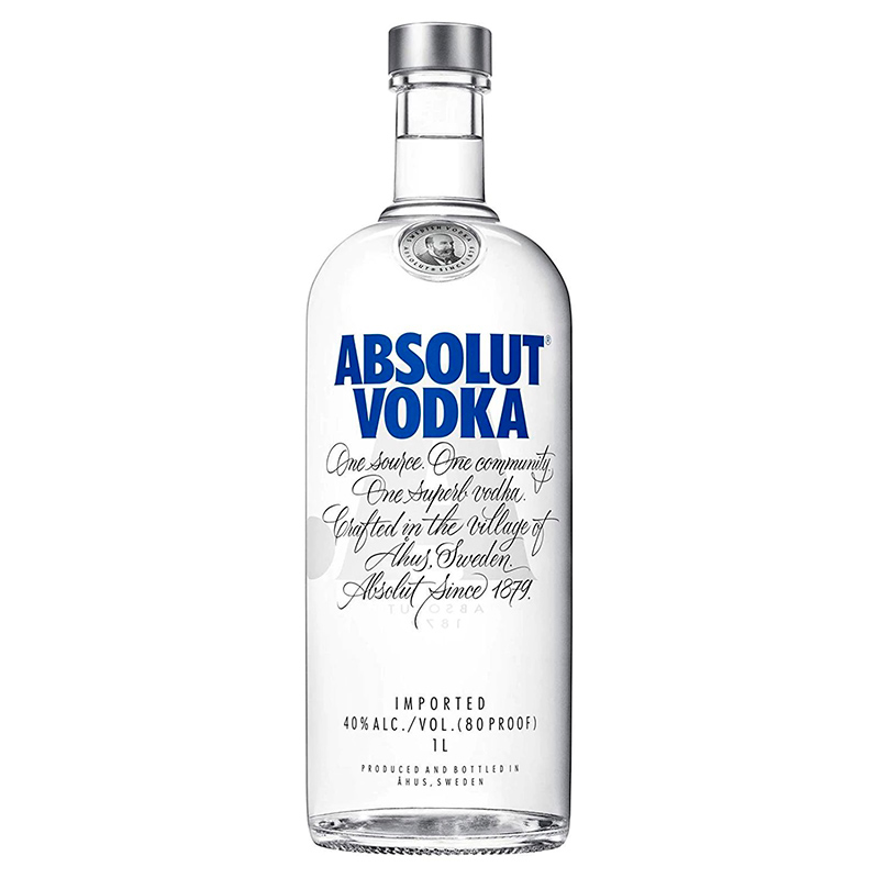 Vodka Absolut Blue Azul Original 1 Lt