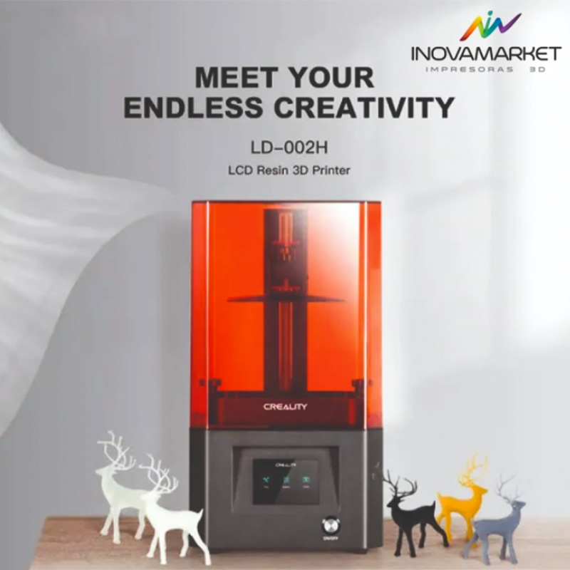 Inpresora 3D de Resina Creality Ld-002h Lcd Resina 3d Impresora Uv