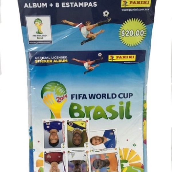 Álbum del Mundial Brasil 2014 + 50 Estampas sin repetir Oficial de Panini