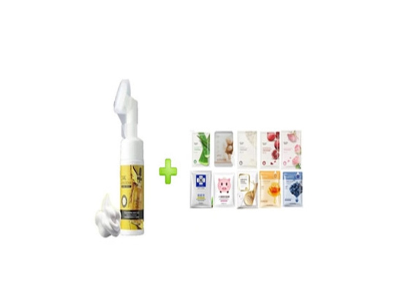 Colageno 24k Espuma Facial Limpieza Aclara + 10 Mascarillas