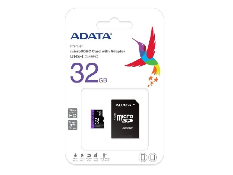 Memoria 32gb Micro SD Sdhc Clase 10 Mac Pc Original Lap Celular Tableta Adaptador Fotos Videos App