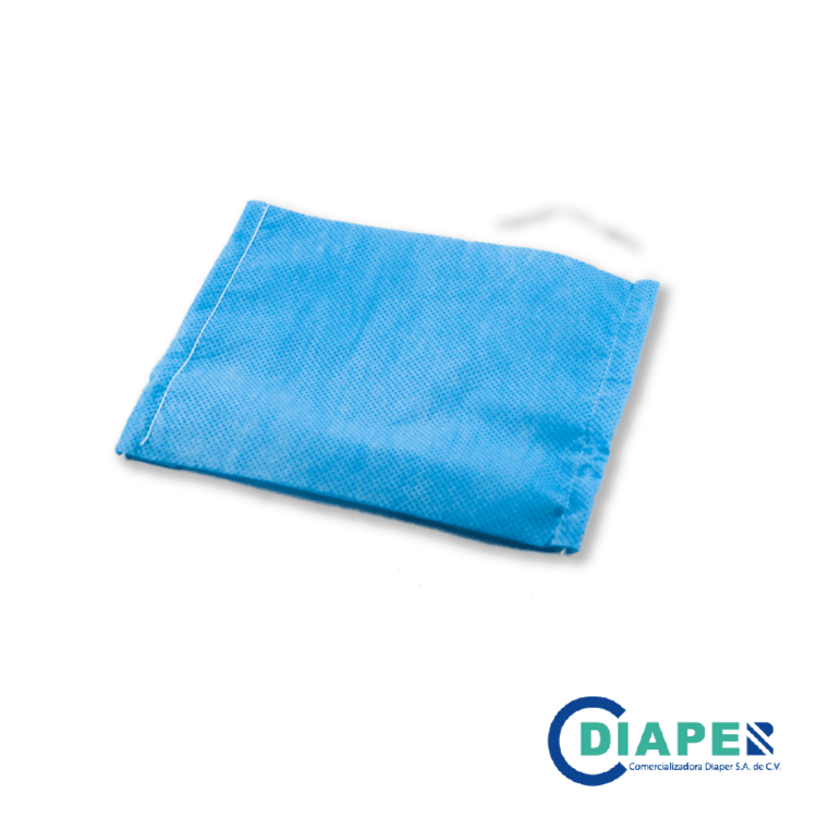 Cubrebocas 2 capas, color azul. Con 50 pz.