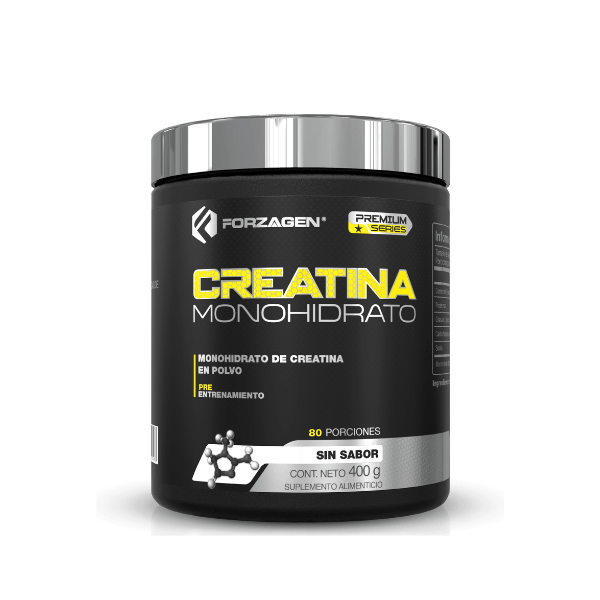 Creatina Monohidrato 400 gr Forzagen Sin sabor