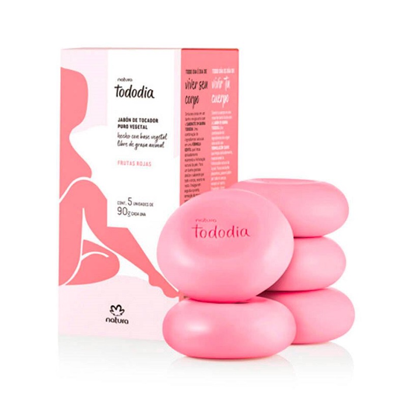 Jabones En Barra Con Aroma Frutas Rojas Tododia Natura