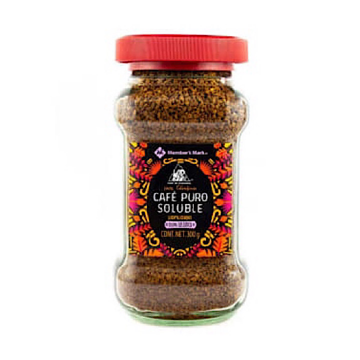 Café Puro Soluble Liofilizado Member's Mark 300g.