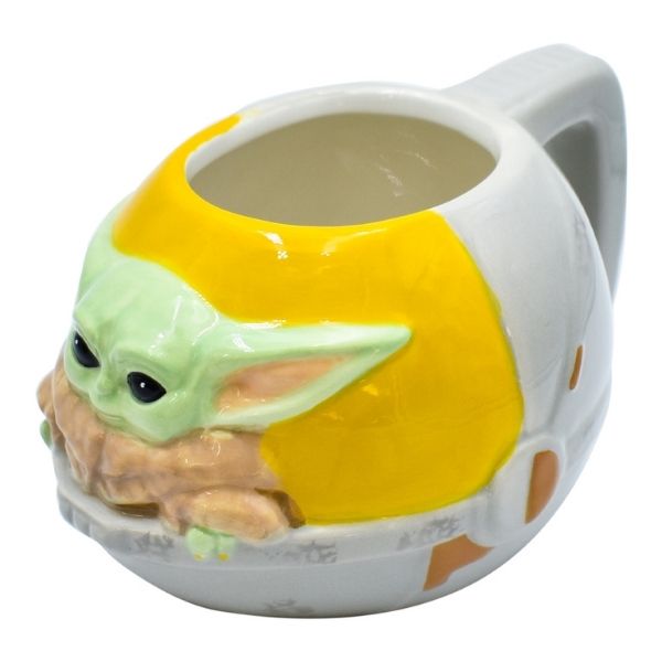 ZAK 1555-3186 Taza 3D para Café The Child Mandalorian "Baby Yoda" Star Wars Lucasfilm Disney Cerámica 473 mililitros Coleccionable