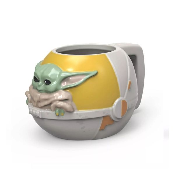 ZAK 1555-3186 Taza 3D para Café The Child Mandalorian "Baby Yoda" Star Wars Lucasfilm Disney Cerámica 473 mililitros Coleccionable