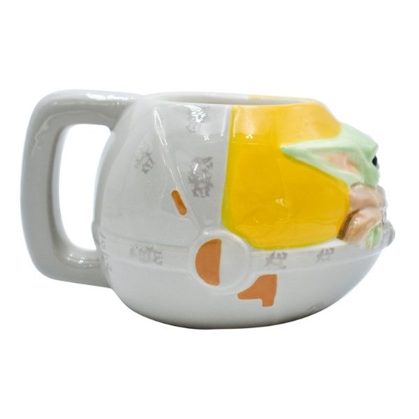 ZAK 1555-3186 Taza 3D para Café The Child Mandalorian "Baby Yoda" Star Wars Lucasfilm Disney Cerámica 473 mililitros Coleccionable