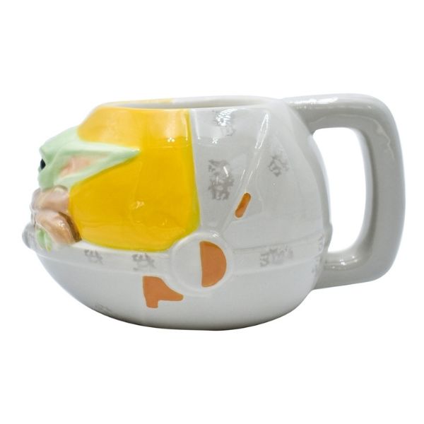 ZAK 1555-3186 Taza 3D para Café The Child Mandalorian "Baby Yoda" Star Wars Lucasfilm Disney Cerámica 473 mililitros Coleccionable