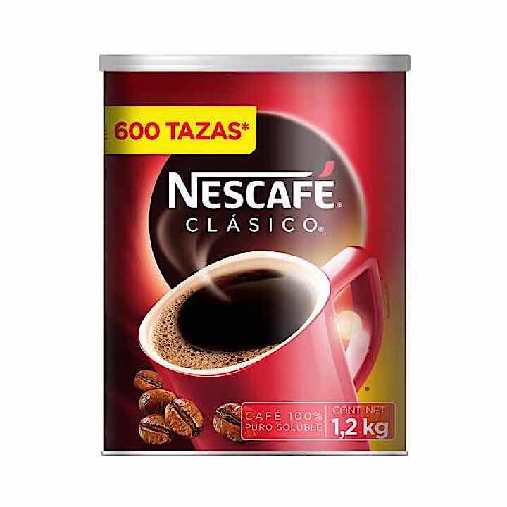 Café Soluble Nescafé Clásico 1,2 kg.