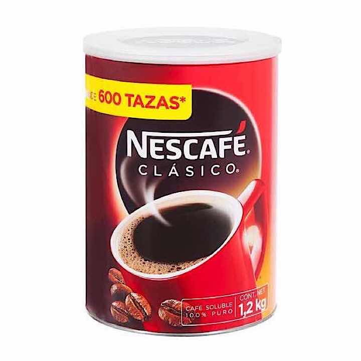 Café Soluble Nescafé Clásico 1,2 kg.