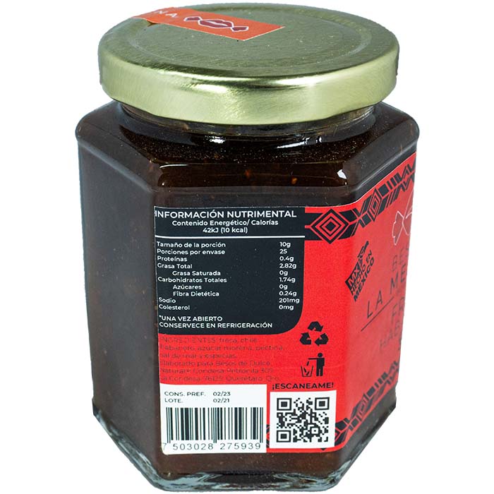 Paquete de Sabrosas Salsas de Habanero Naturales de Variedad con Fresa, Mango, y Piña