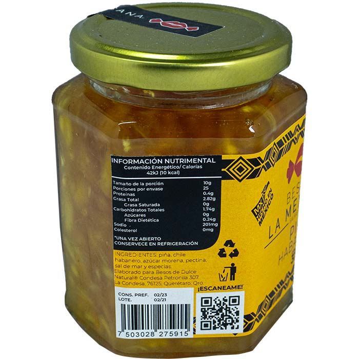 Paquete de Sabrosas Salsas de Habanero Naturales de Variedad con Fresa, Mango, y Piña