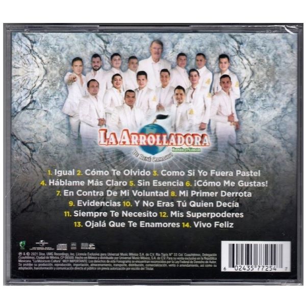 CD La Arroladora Banda el Limón ~ En contra de mi voluntad