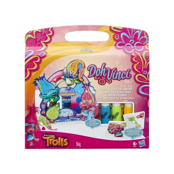 Doh Vinci Organizador De Escritorio Trolls Play Doh Hasbro